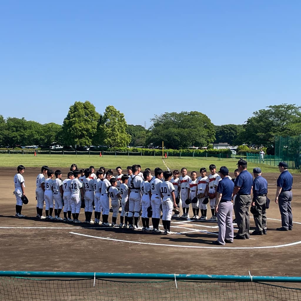 戸田市野球連盟様の試合を観戦しました⚾